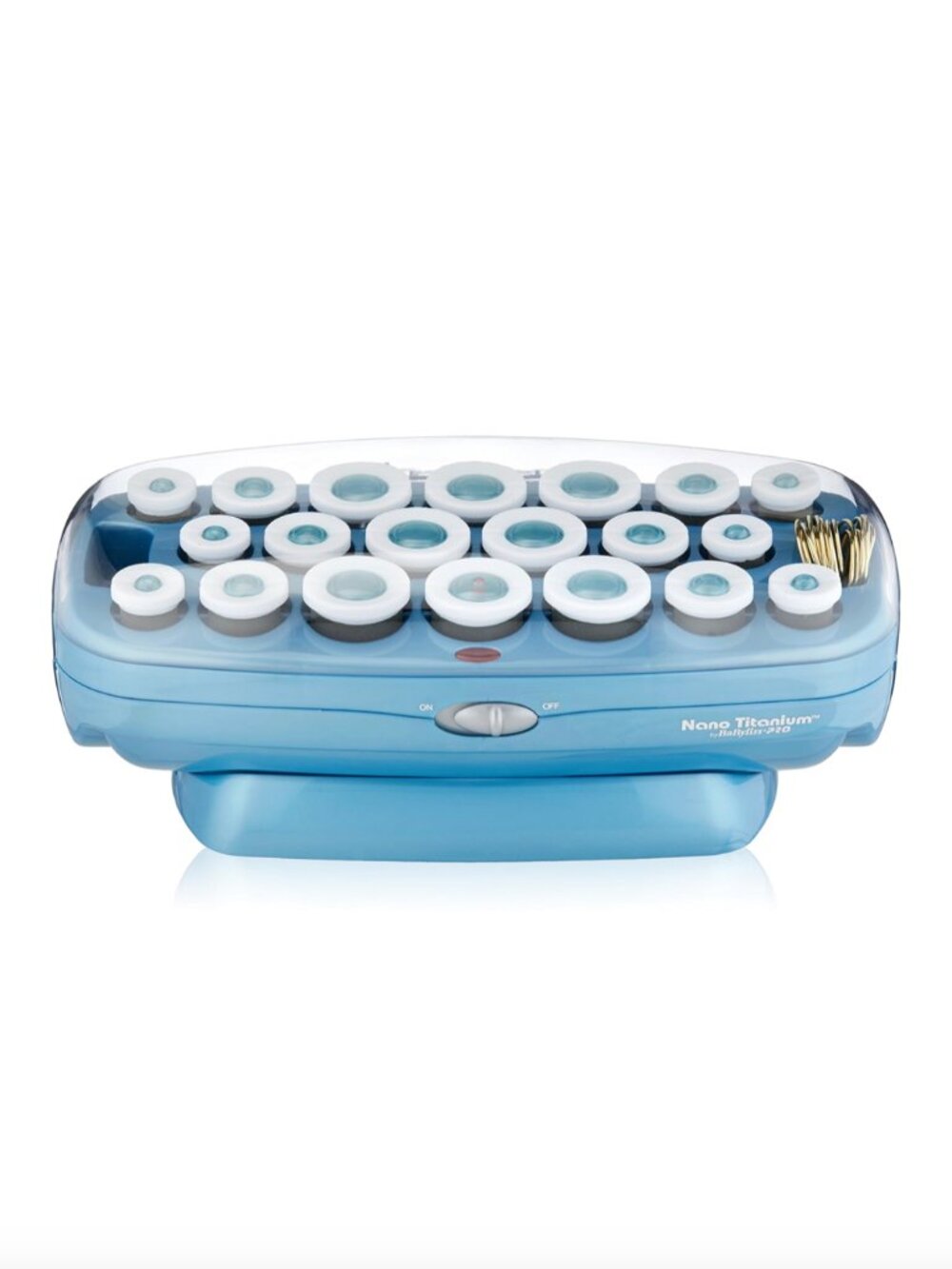 BaBylissPRO 20 Count Hot Rollers, Nano Titanium Hair Curlers BaByliss Pro